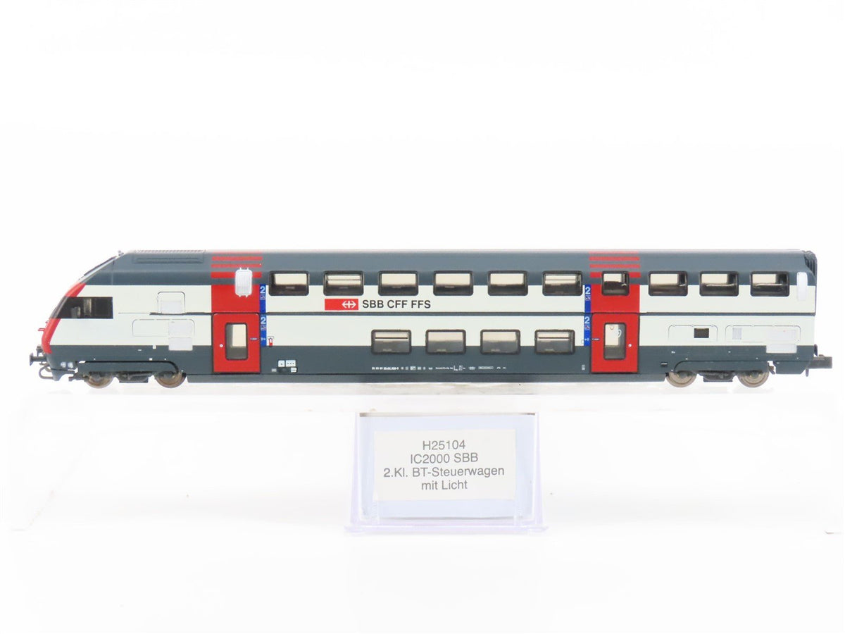 N Hobbytrain H25104 SBB CFF FFS Swiss Federal IC2000 BT Control Car UNPOWERED