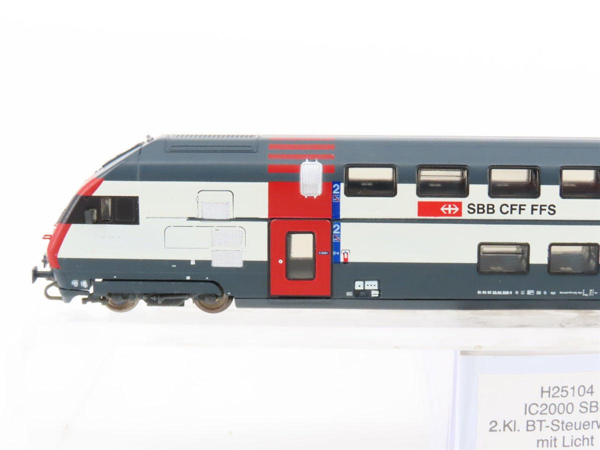 N Hobbytrain H25104 SBB CFF FFS Swiss Federal IC2000 BT Control Car UNPOWERED