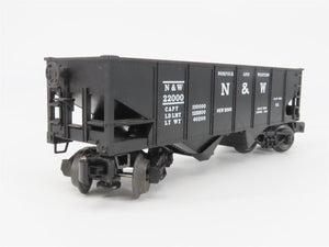 O Gauge 3-Rail Lionel 6-19885 N&W Norfolk & Western Operating 2-Bay Hopper 22000