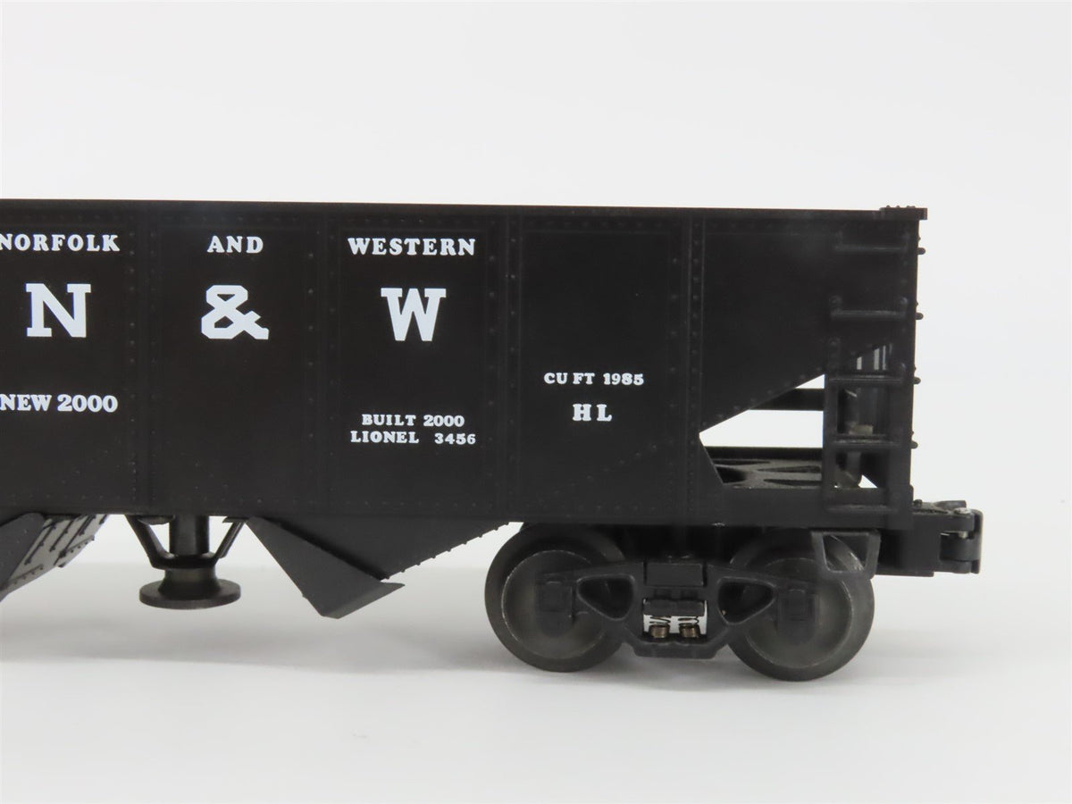 O Gauge 3-Rail Lionel 6-19885 N&amp;W Norfolk &amp; Western Operating 2-Bay Hopper 22000