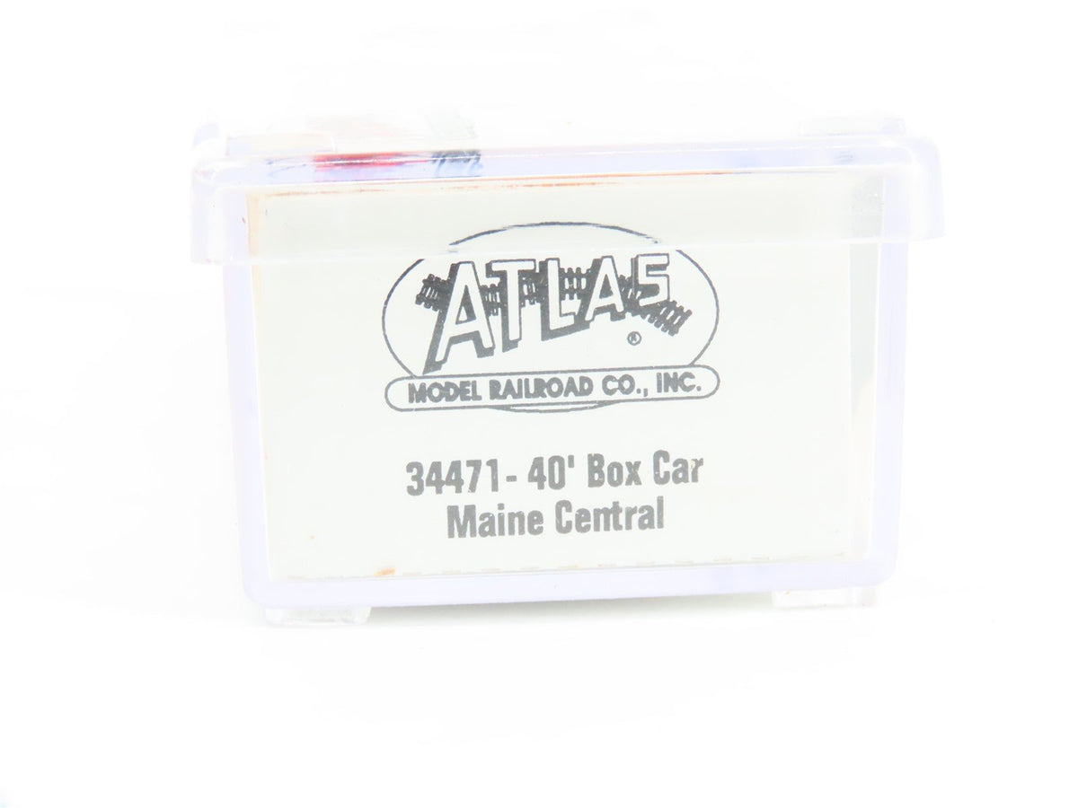 N Scale Atlas 34471 MEC Maine Central &quot;Pine Tree Route&quot; 40&#39; Box Car #8651