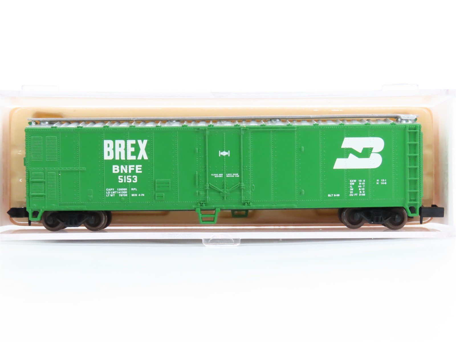N Scale Atlas 36531 BNFE BREX Burlington Northern 50' Mechanical Reefer #5153