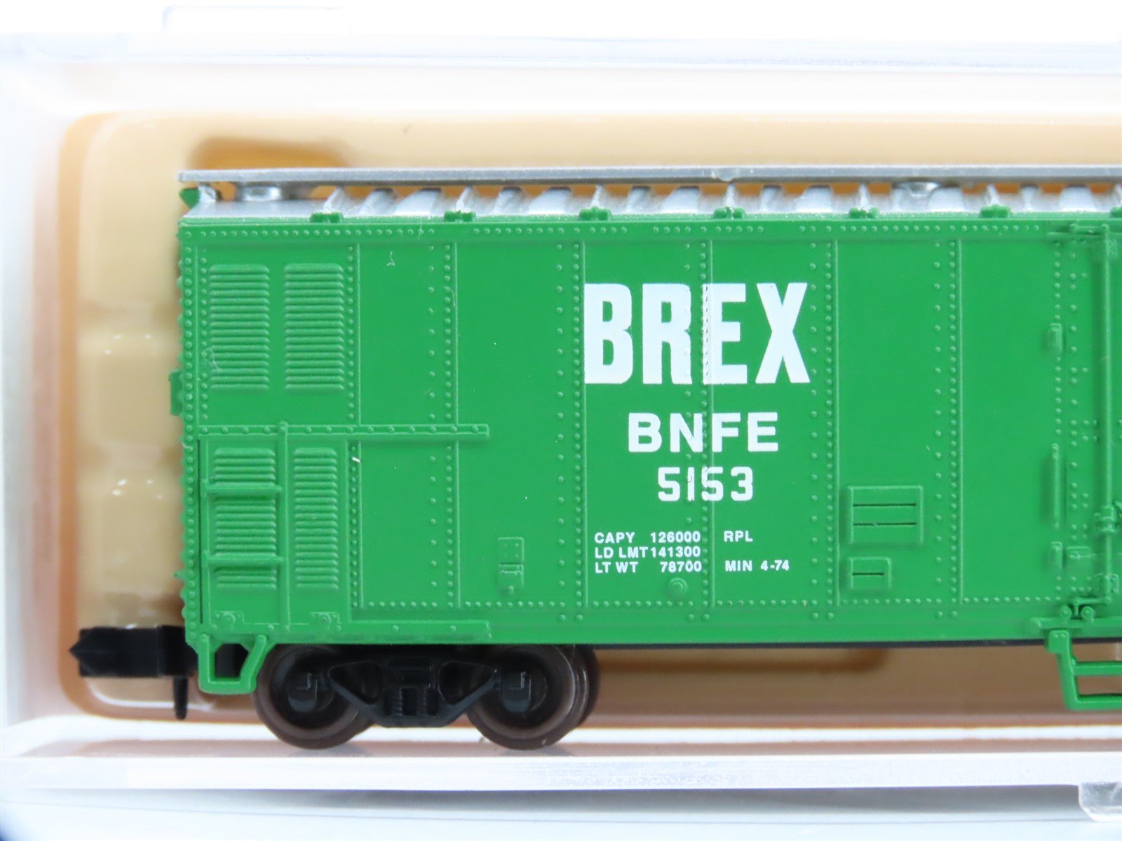 N Scale Atlas 36531 BNFE BREX Burlington Northern 50' Mechanical Reefer #5153