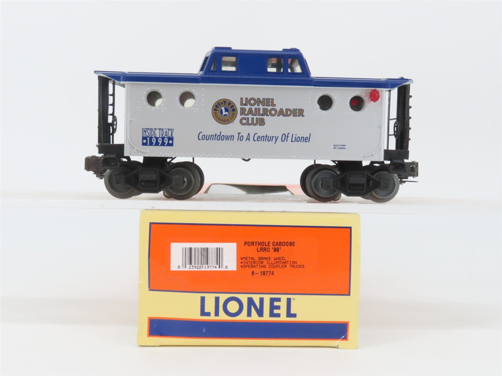 O Gauge 3-Rail Lionel 6-19774 LRRC Lionel Railroader Club 1999 Caboose