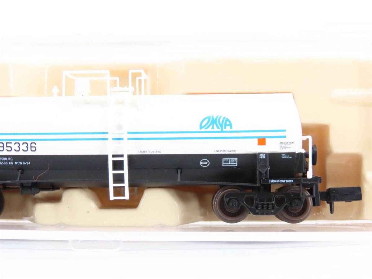 N Scale Atlas 4833 ACFX Omya Kaolin Tank Car #95336