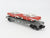 O Gauge 3-Rail MTH Rail King 30-7610 Auto Transport Flat Car #1957 w/ 2 Chevys