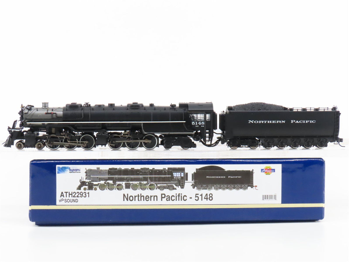 N Scale Athearn ATH22931 NP Northern Pacific 4-6-64 Steam #5148 w/ DCC &amp; Sound