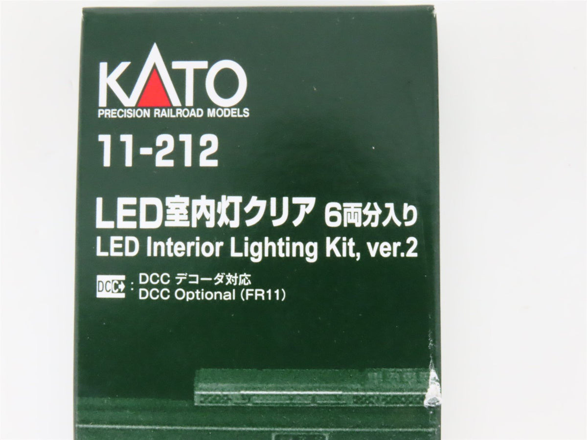 LOT of 2 N Scale KATO 11-212 LED Interior Lighting Kit Ver 2 6-Packs