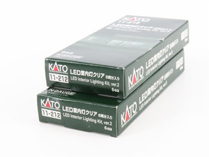 LOT of 2 N Scale KATO 11-212 LED Interior Lighting Kit Ver 2 6-Packs