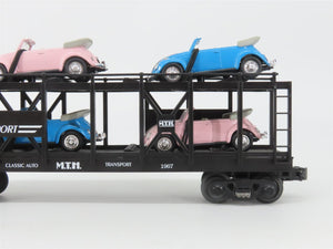 O Gauge 3-Rail MTH Rail King 30-76030 Auto Carrier #1967 w/ 2 VW Bugs