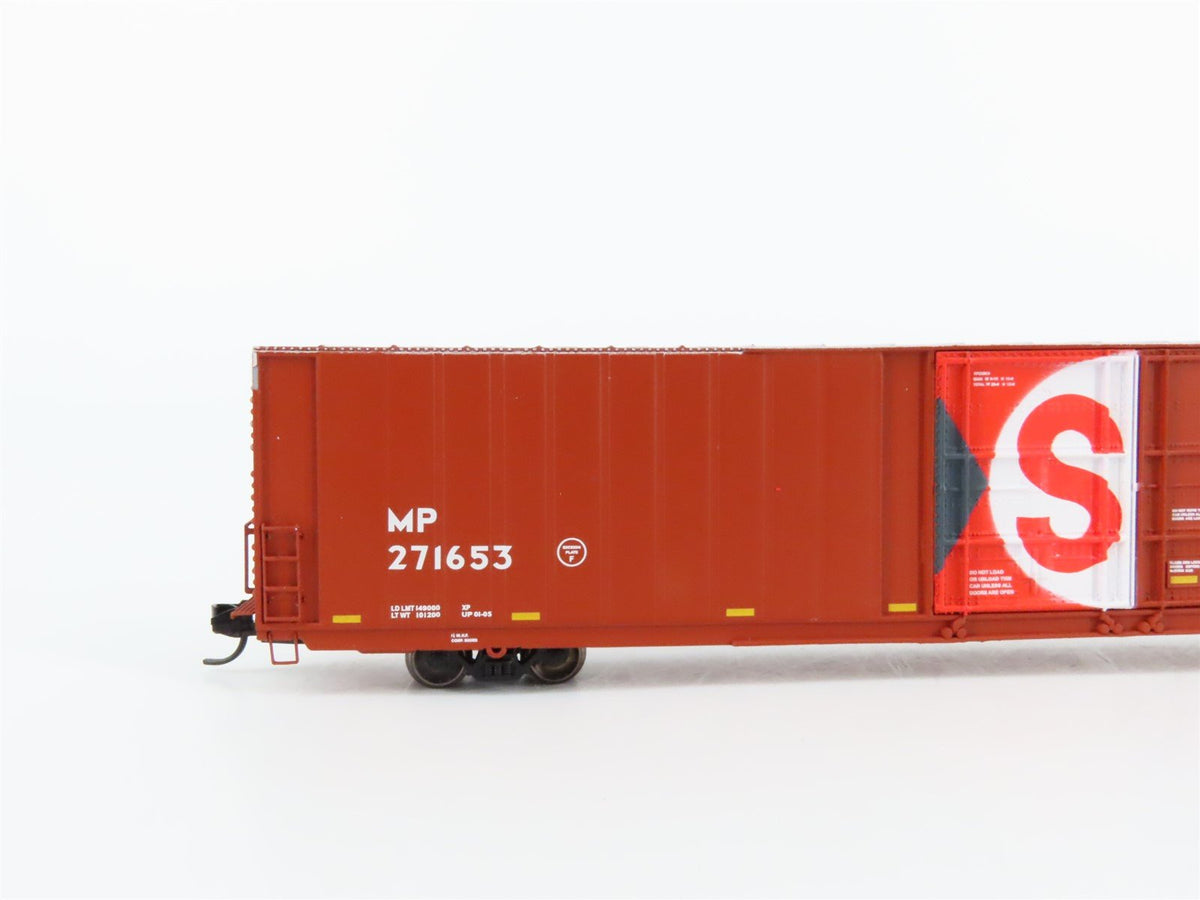 N Scale Trainworx 2907-17 UP MP Union Pacific 86&#39; Auto Parts Box Car 271653