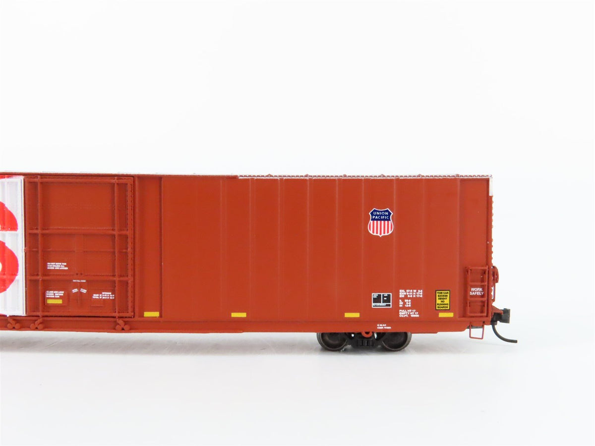 N Scale Trainworx 2907-17 UP MP Union Pacific 86&#39; Auto Parts Box Car 271653