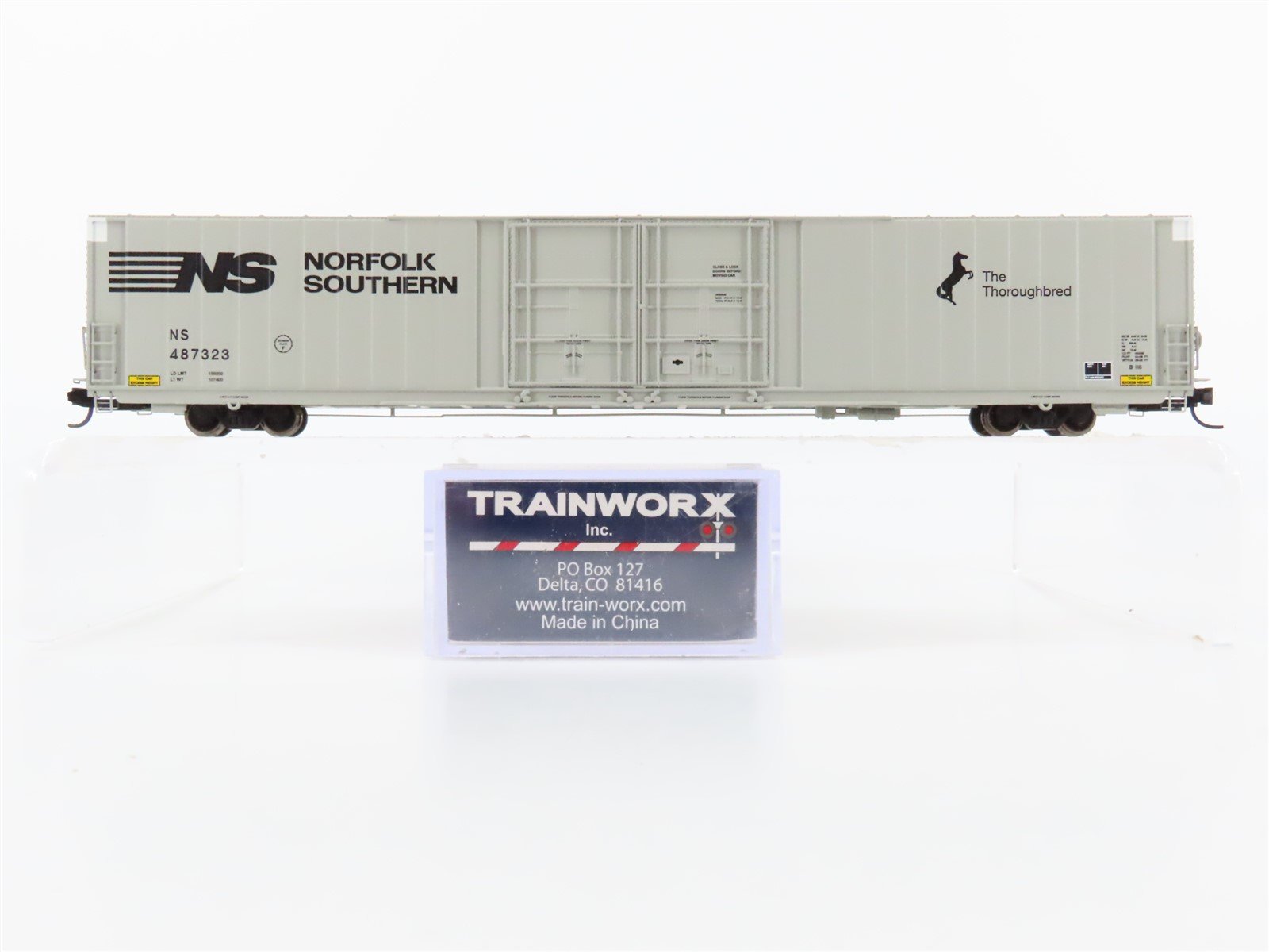 N Scale Trainworx 2913-06 NS Norfolk Southern 86' Auto Parts Box Car 487323