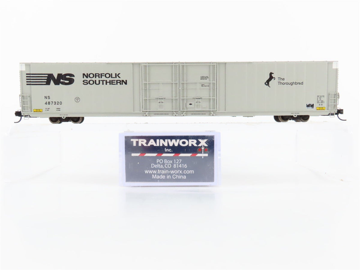 N Scale Trainworx 2913-05 NS Norfolk Southern 86&#39; Auto Parts Box Car 487320