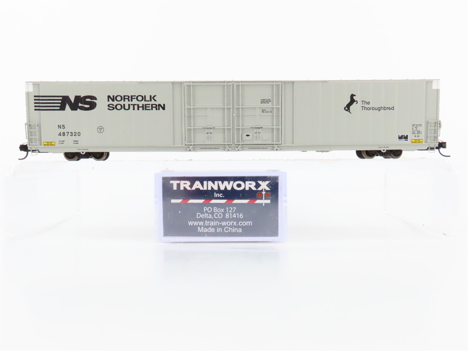 N Scale Trainworx 2913-05 NS Norfolk Southern 86' Auto Parts Box Car 487320