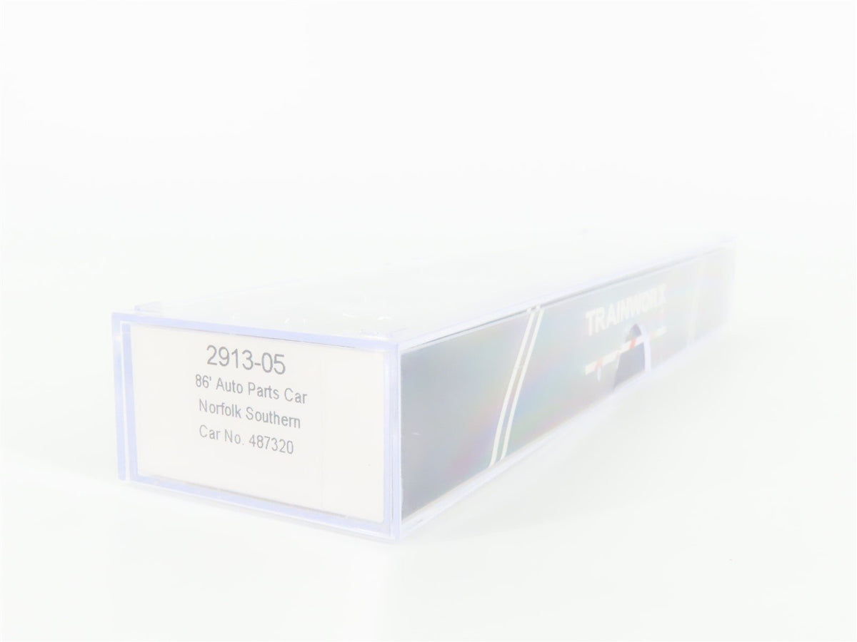 N Scale Trainworx 2913-05 NS Norfolk Southern 86&#39; Auto Parts Box Car 487320