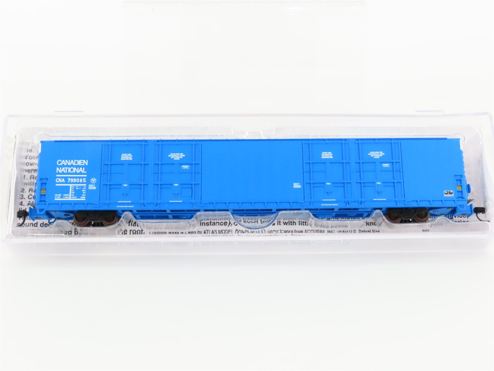 N Scale Bluford Shops 87182 CN Canadian National 86' Auto Parts Box Car 798065