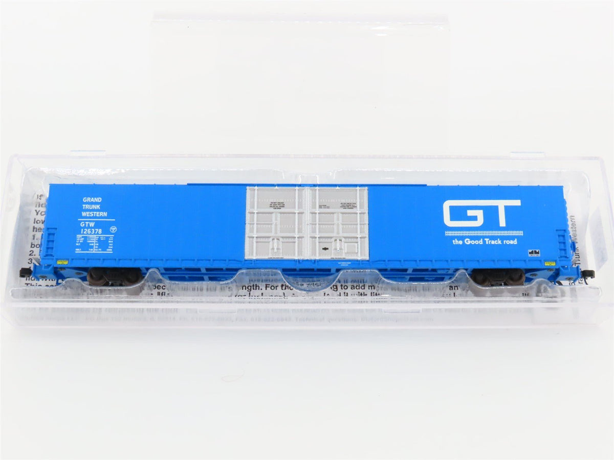 N Bluford Shops 86272 GTW Grand Trunk Western 86&#39; Auto Parts Box Car 126378