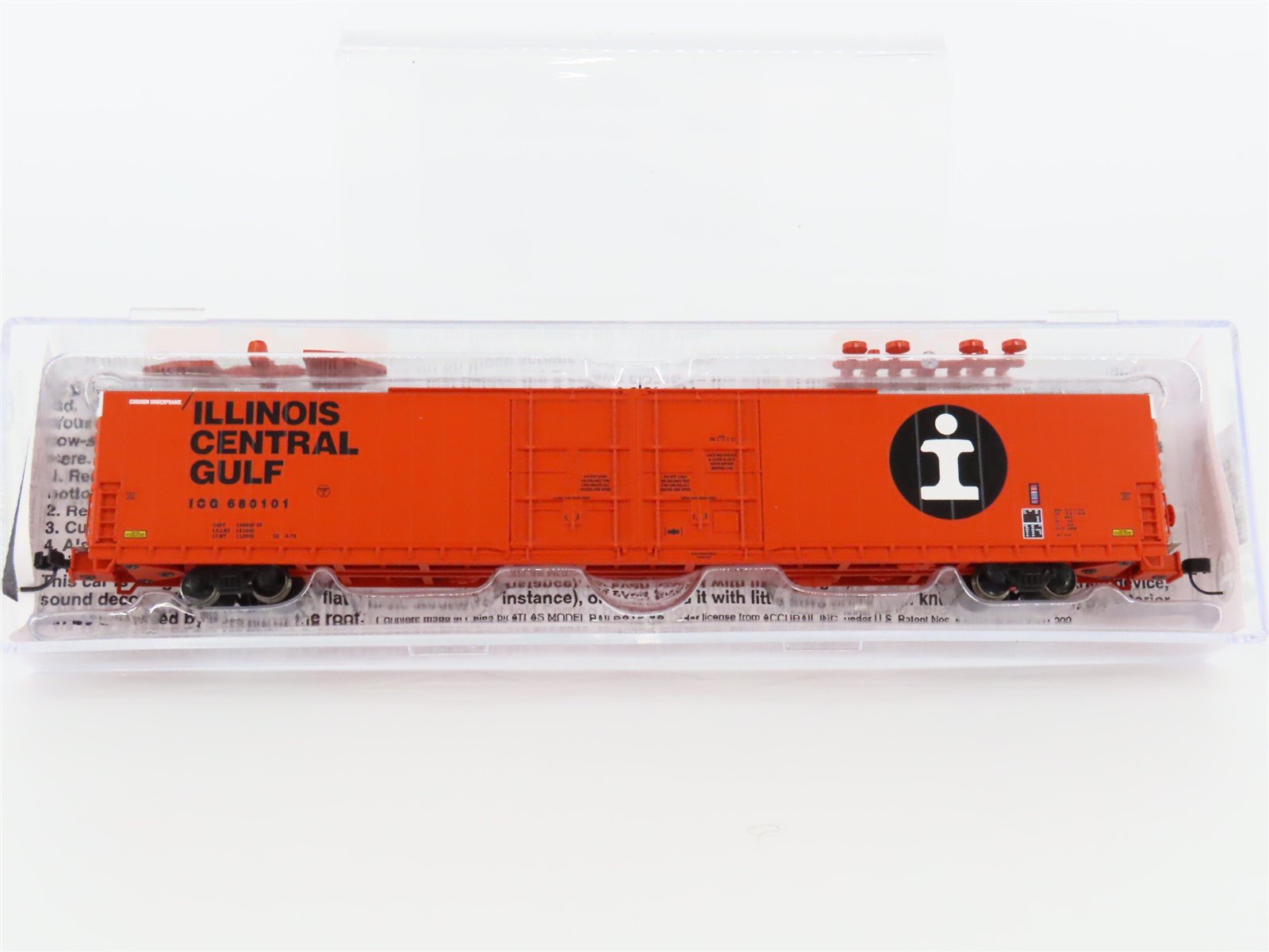N Bluford Shops 86292 ICG Illinois Central Gulf 86' Auto Parts Box Car 680101