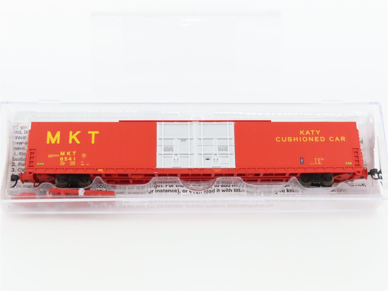N Scale Bluford Shops 86331 MKT Katy Double Door 86' Auto Parts Box Car 8541
