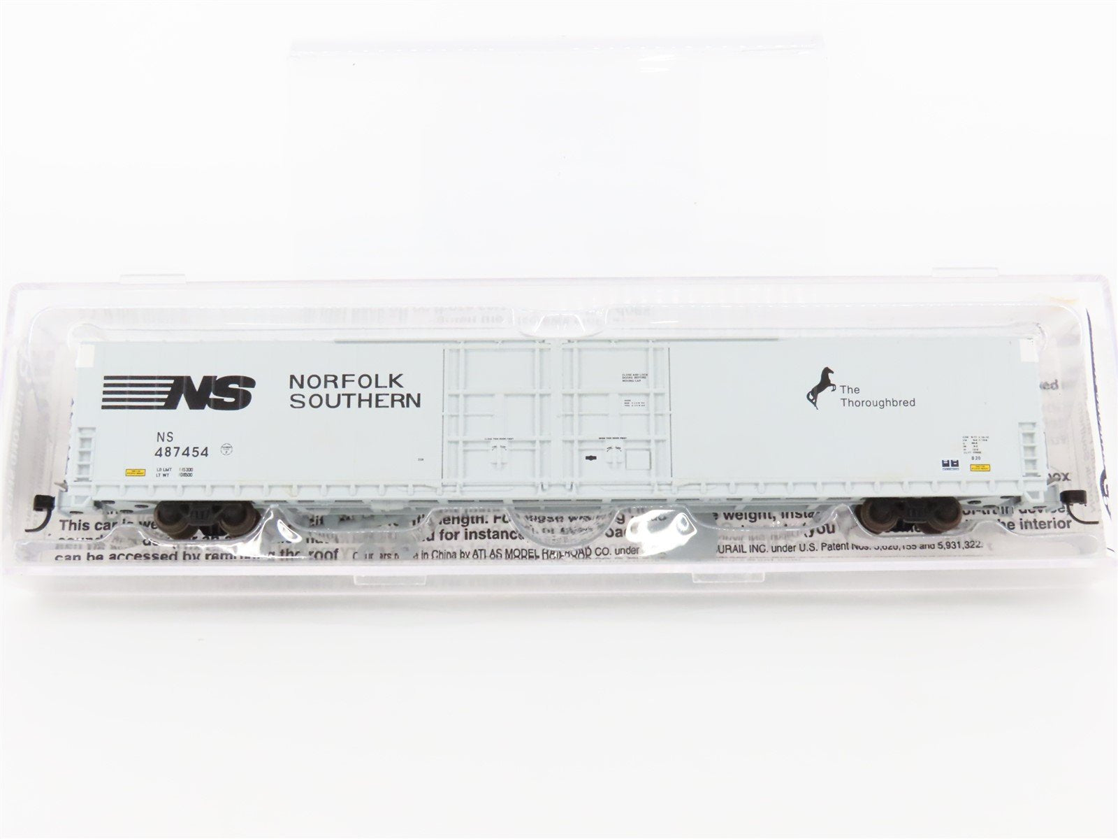 N Scale Bluford Shops 86121 NS Norfolk Southern 86' Auto Parts Box Car 487454