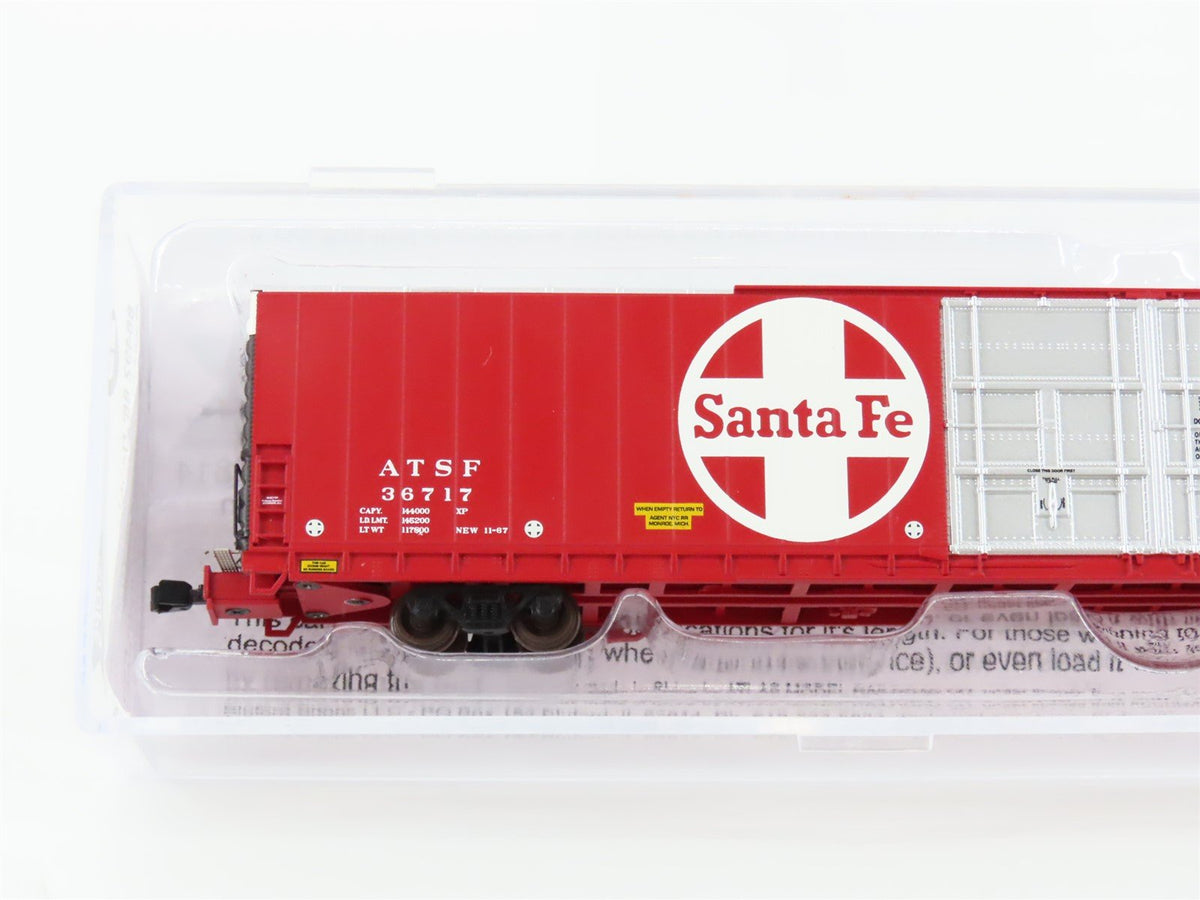N Bluford Shops 86492 ATSF Santa Fe 86&#39; Double Door Auto Parts Box Car 36717
