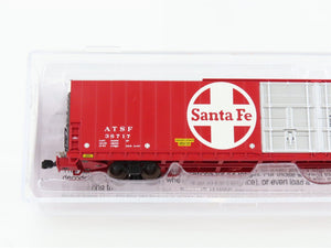 N Bluford Shops 86492 ATSF Santa Fe 86' Double Door Auto Parts Box Car 36717