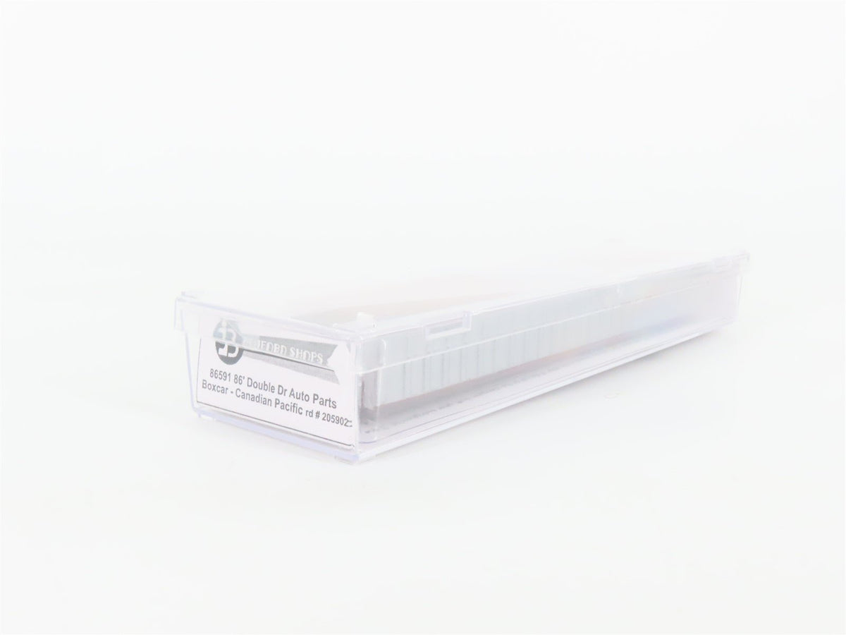 N Bluford Shops 86591 CP Canadian Pacific 86&#39; Auto Parts Box Car 205902