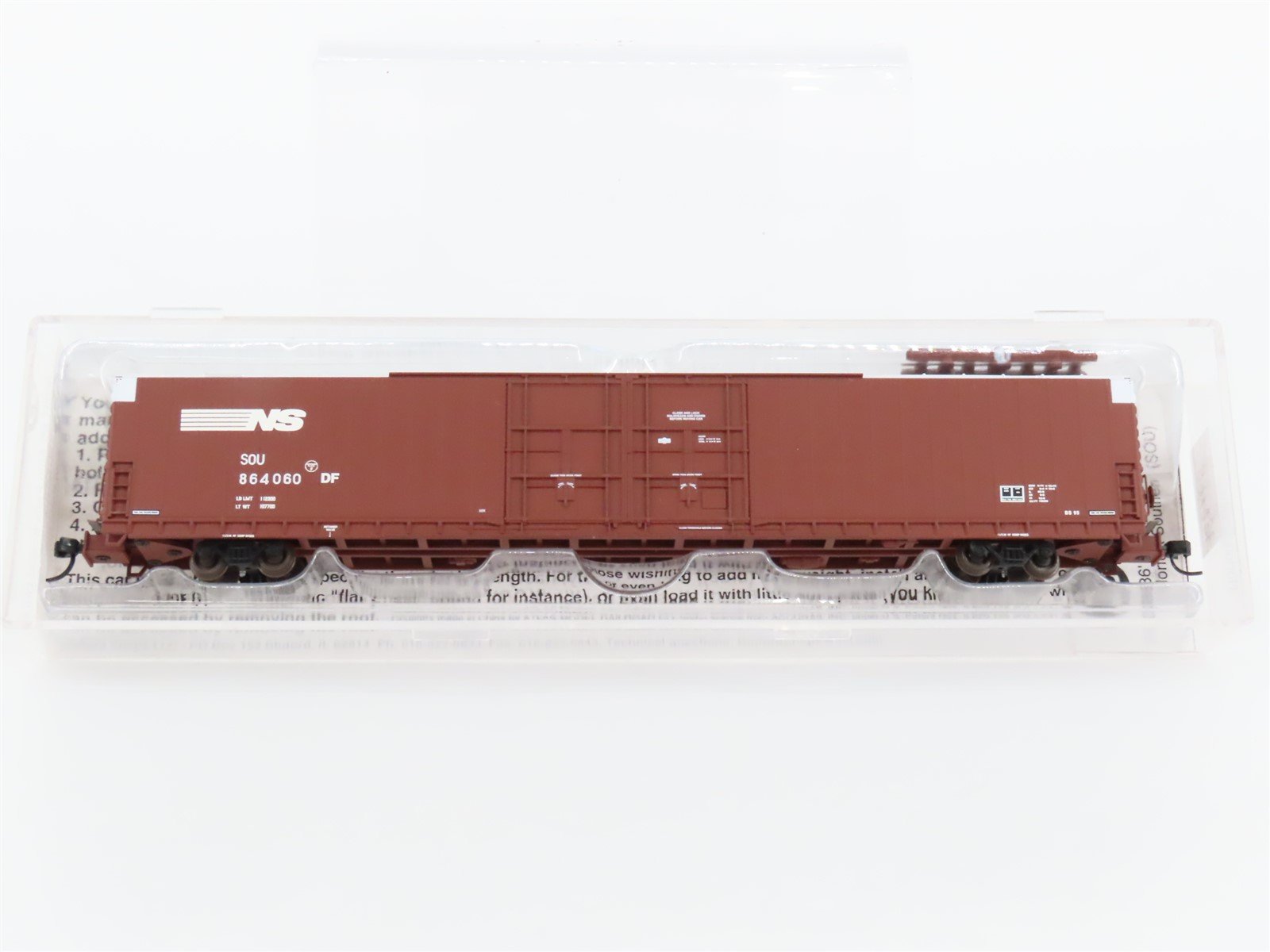 N Bluford Shops 86031 NS Norfolk Southern 86' Auto Parts Box Car 864060