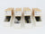 LOT of 4 HO Oriental Limited/Samhongsa BRASS AAR Type B Truck Sets w/ Gearboxes