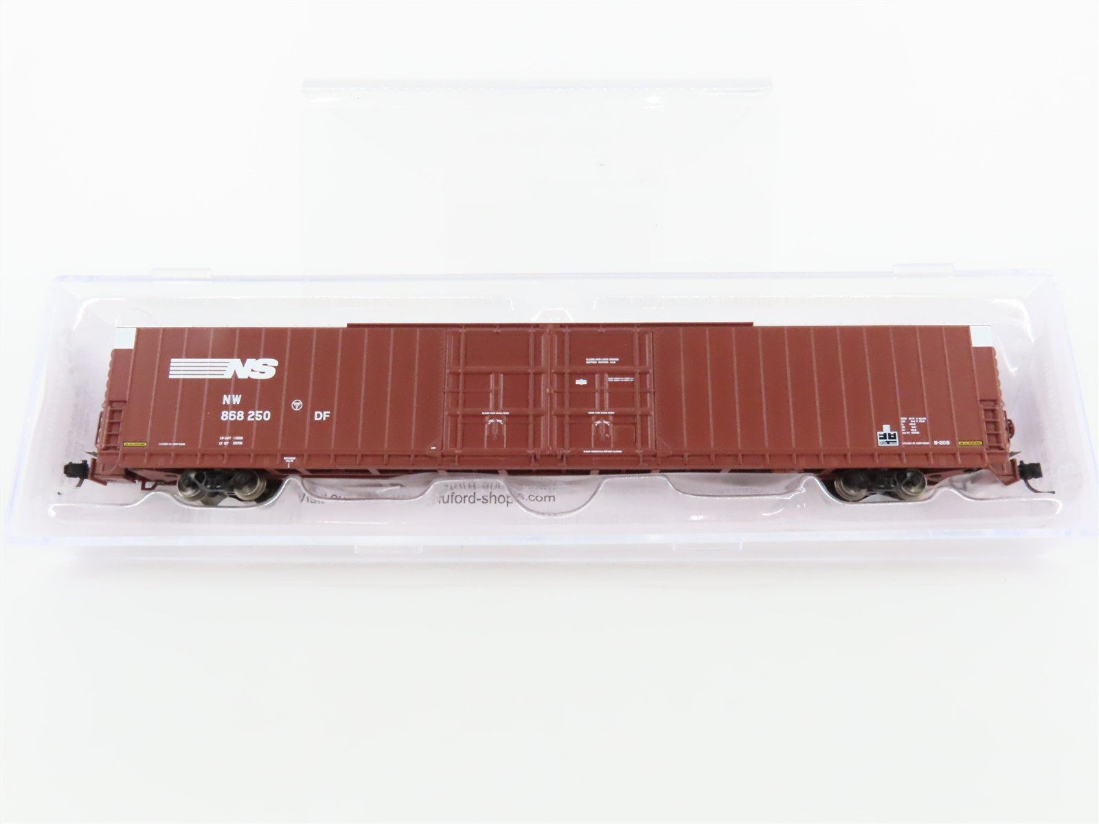 N Scale Bluford Shops 86671 NS Norfolk Southern 86' Auto Parts Box Car NW868250