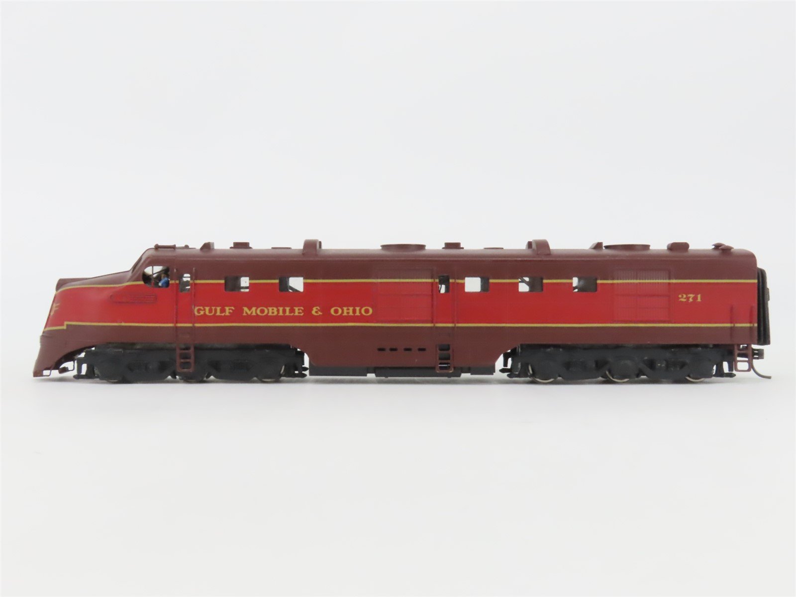HO Hallmark Models/KMT BRASS GMO Gulf Mobile & Ohio DL-109 Diesel #271 - Custom