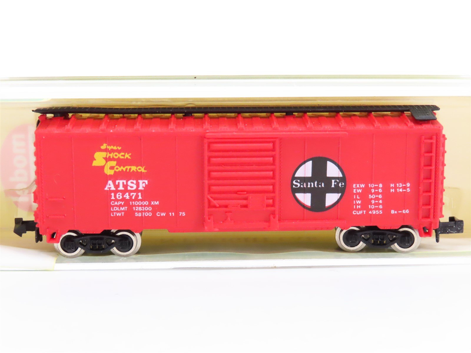 N Scale Model Power 3438 ATSF Santa Fe Single Door Box Car #16471