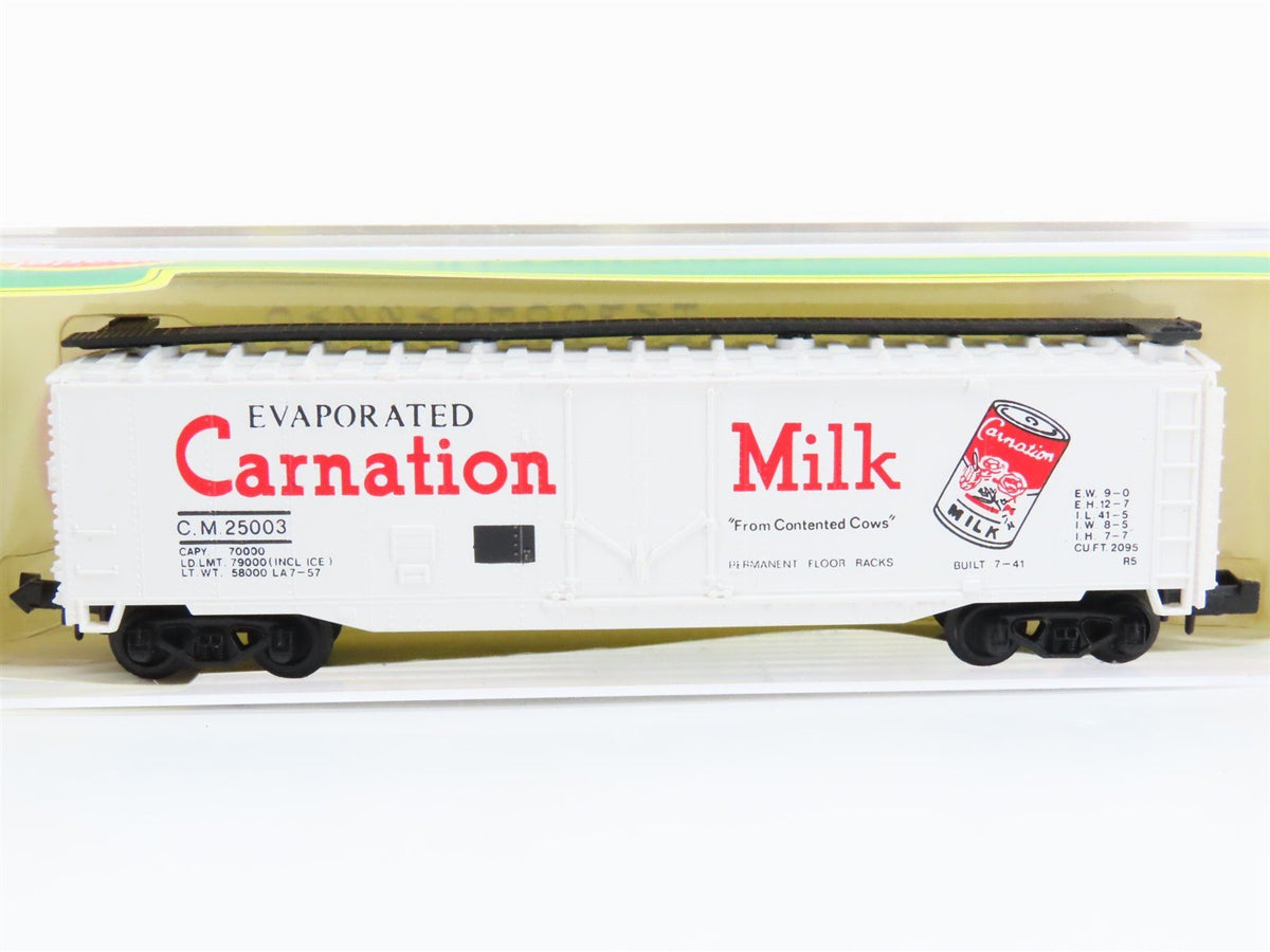 N Scale Model Power 4029 CM Carnation Milk 50&#39; Reefer #25003