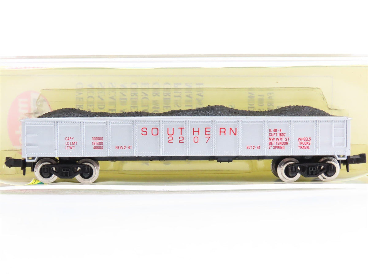 N Scale Model Power 4015 Southern Railway 50&#39; Gondola #2207 w/ Load