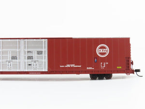N Scale Bluford Shops 86580 C&EI 86' Double Door Auto Parts Box Car 271792