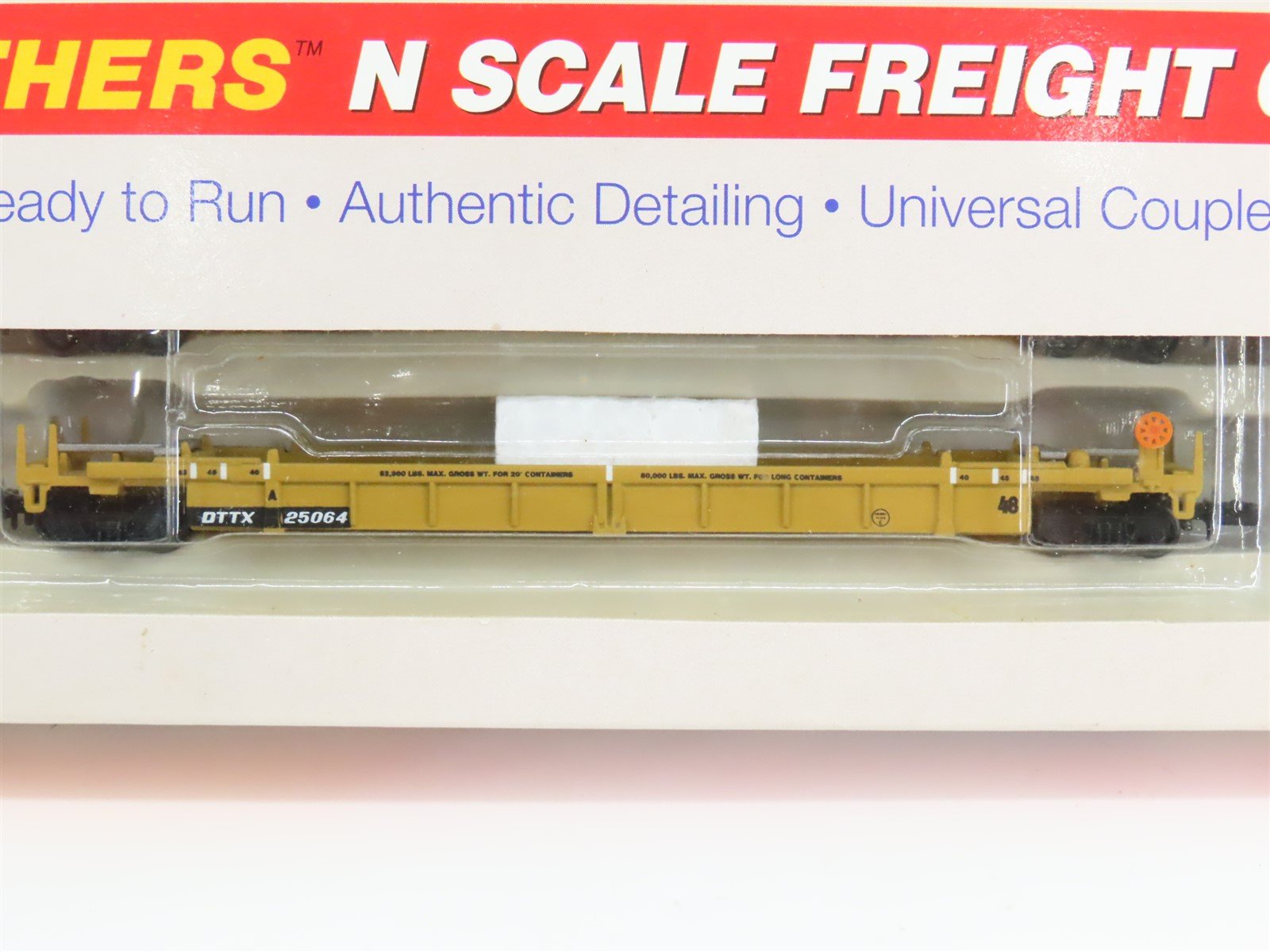 N Scale Walthers 932-8053 DTTX TTX Double Stack Car (3-Car Set) #25064