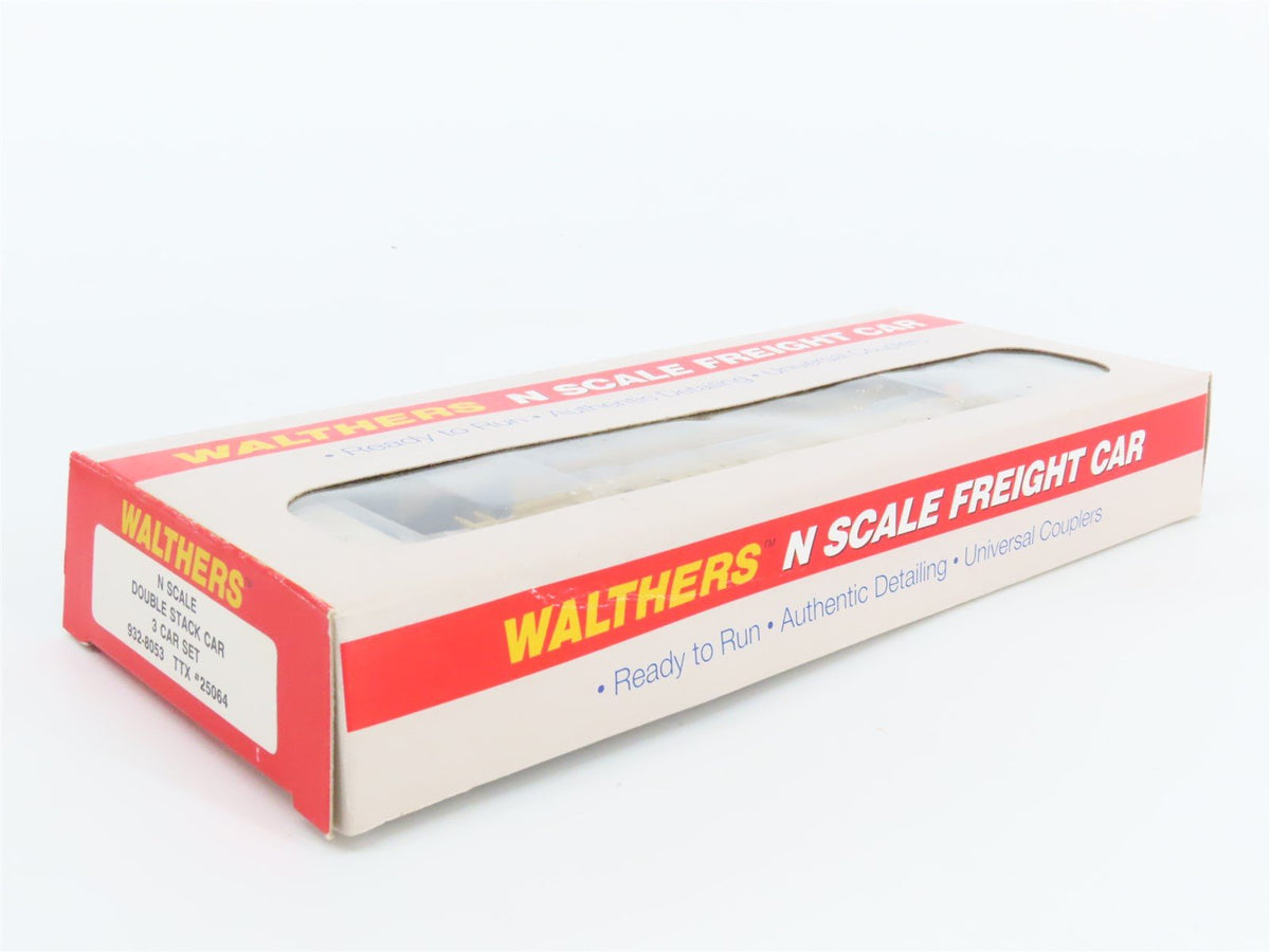 N Scale Walthers 932-8053 DTTX TTX Double Stack Car (3-Car Set) #25064