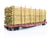LOT of 2 HO Scale ATSF Santa Fe & UP Union Pacific Flat Cars w/ Custom Loads