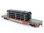 LOT of 2 HO Scale Bachmann WM Western Maryland Flat Cars w/ Custom Loads