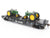 LOT of 2 HO Scale ATSF Santa Fe D&RGW Rio Grande Flat Cars w/ Custom Loads