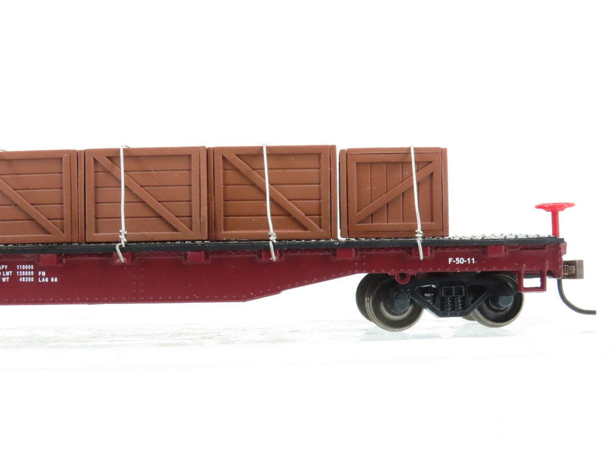 HO Scale Bachmann UP Union Pacific Flat Car #57260 w/ Custom Load