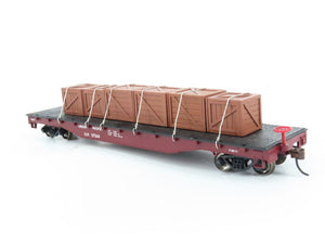 HO Scale Bachmann UP Union Pacific Flat Car #57260 w/ Custom Load