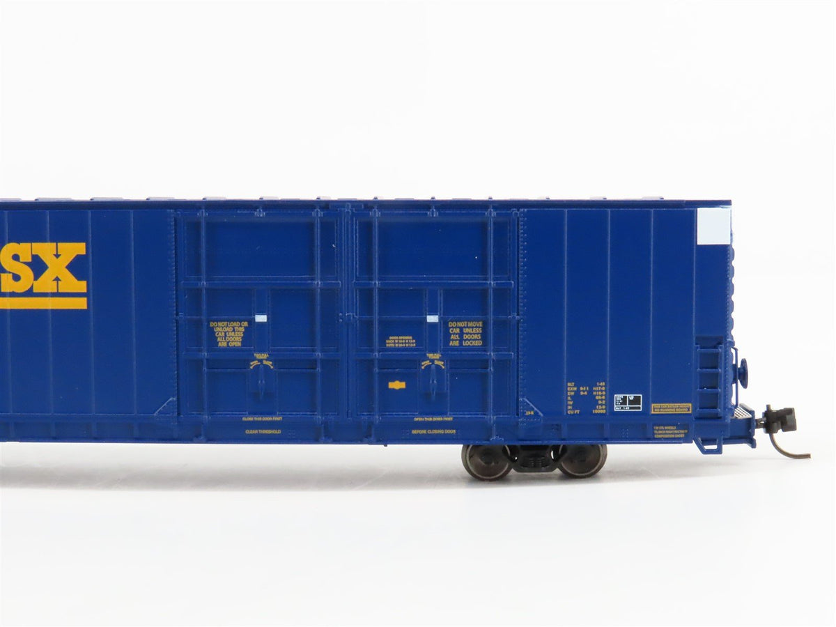 N Scale Bluford Shops 87237 CSX B&amp;O 86&#39; Quad Door Box Car 492043