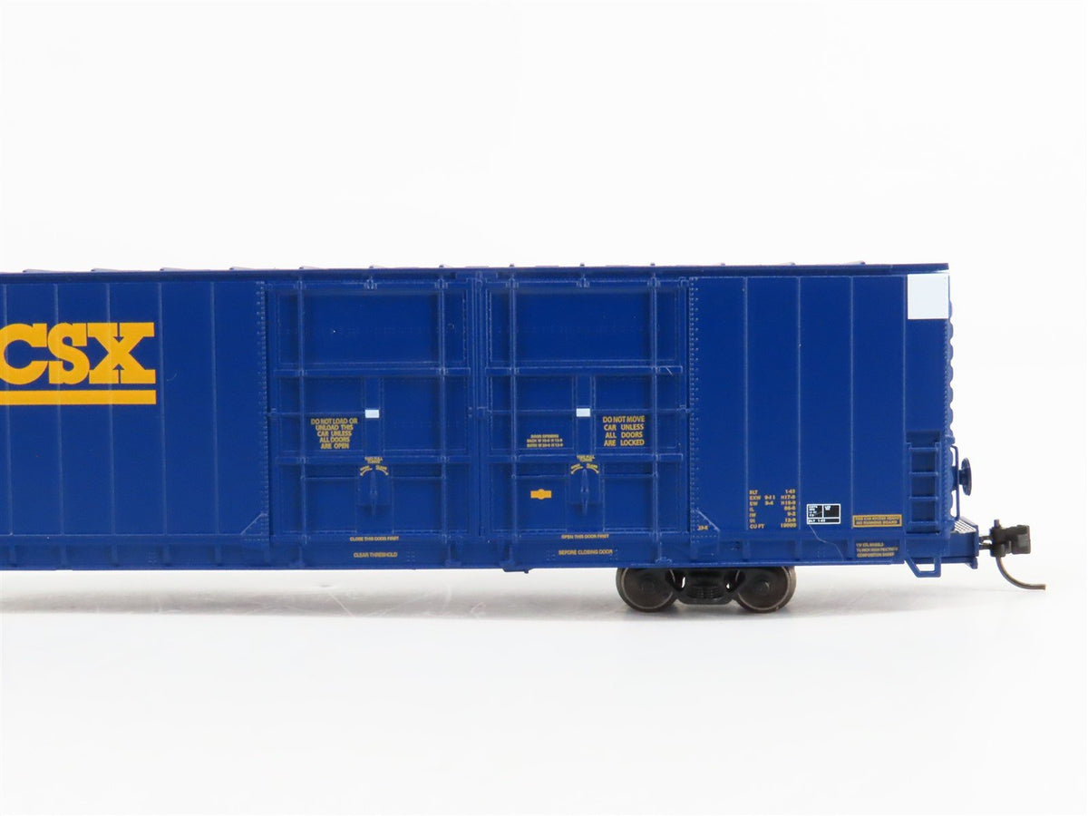 N Scale Bluford Shops 87230 CSX B&amp;O 86&#39; Quad Door Box Car 492018