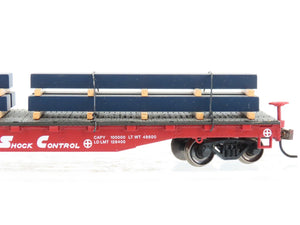 HO Scale Bachmann ATSF Santa Fe Flat Car #90874 w/ Custom Load