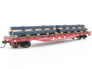 HO Scale Bachmann ATSF Santa Fe Flat Car #90874 w/ Custom Load