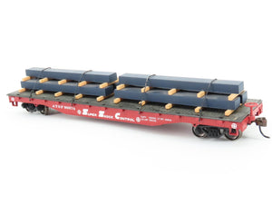 HO Scale Bachmann ATSF Santa Fe Flat Car #90874 w/ Custom Load