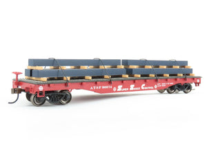 HO Scale Bachmann ATSF Santa Fe Flat Car #90874 w/ Custom Load