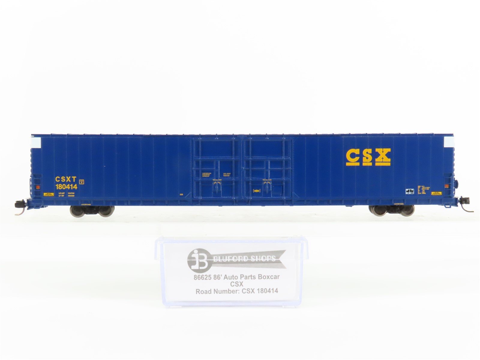 N Scale Bluford Shops 86625 CSX B&O 86' Quad Door Box Car 180414